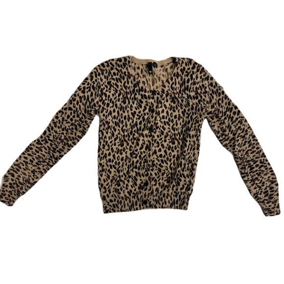 Leopard Print Cardigan - Picture 2 of 3